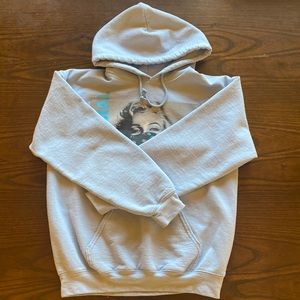 Baby blue sweatshirt teens/kids (small) good condition